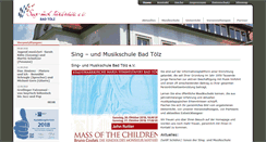 Desktop Screenshot of musikschule-toelz.de